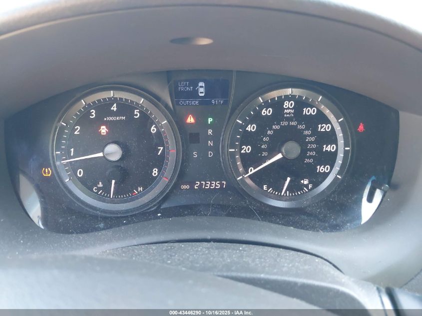 2008 Lexus Es 350 VIN: JTHBJ46G782250464 Lot: 43446290