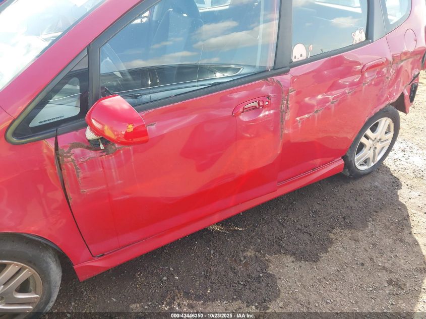 2007 Honda Fit Sport VIN: JHMGD38617S067233 Lot: 43446350