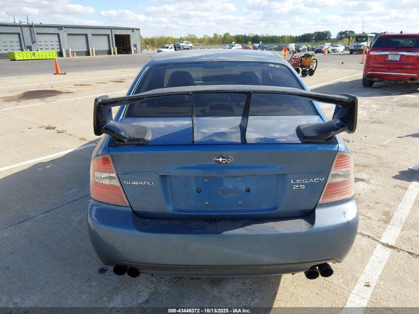 2007 Subaru Legacy 2.5Gt Limited VIN: 4S3BL676276203217 Lot: 43446372