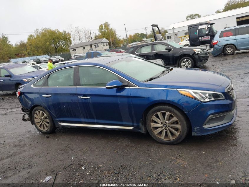 2017 Hyundai Sonata Sport VIN: 5NPE34AF4HH562019 Lot: 43446427