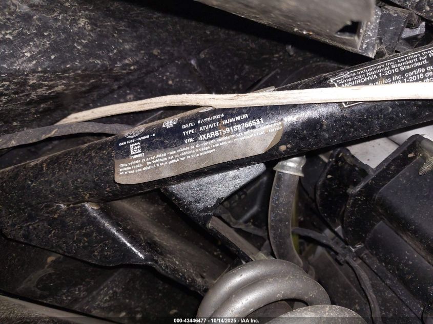 2025 Polaris Ranger Crew Xp 1000 Northstar Texas Edition VIN: 4XARST991S8766531 Lot: 43446477