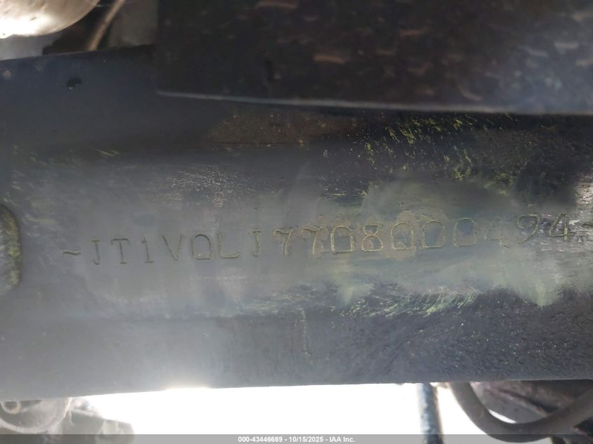 1992 Toyota Landcruiser VIN: JT1V0LJ7708000494 Lot: 43446669