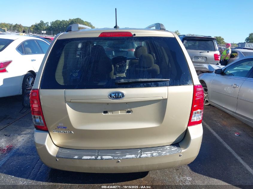 2011 Kia Sedona Lx VIN: KNDMG4C76B6375498 Lot: 43446771