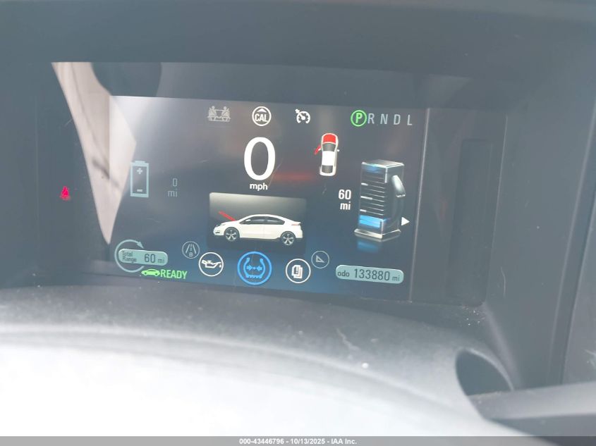 2014 Chevrolet Volt VIN: 1G1RE6E41EU165135 Lot: 43446796