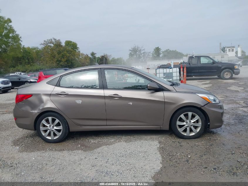 2014 Hyundai Accent Gls VIN: KMHCU4AE9EU717740 Lot: 43446809