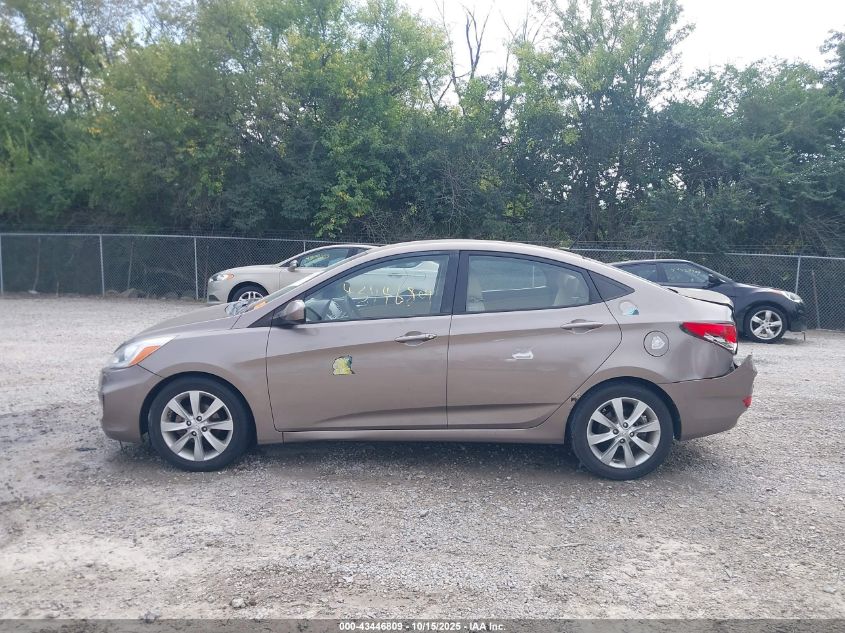 2014 Hyundai Accent Gls VIN: KMHCU4AE9EU717740 Lot: 43446809