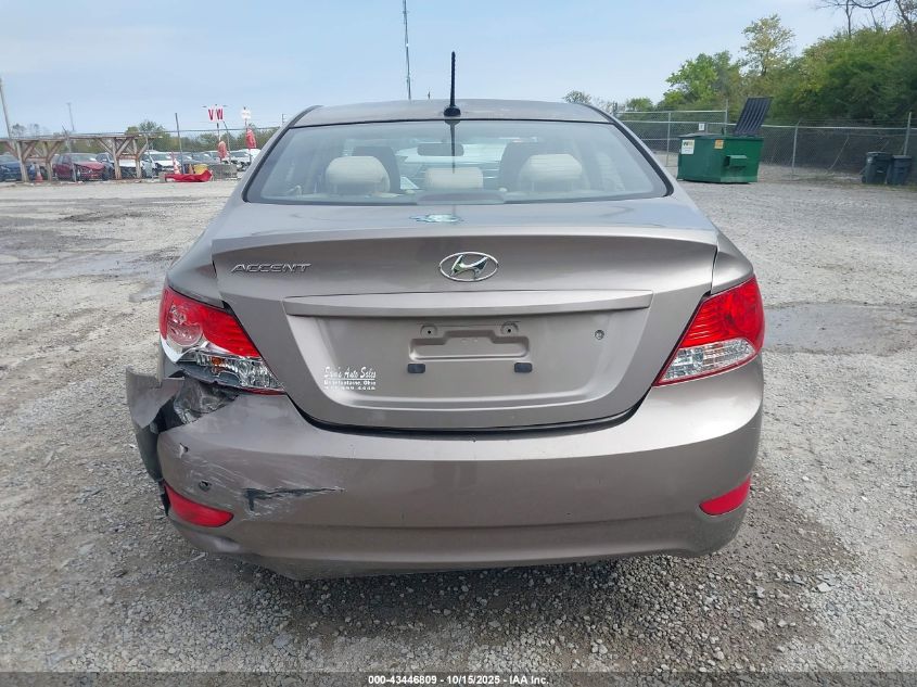 2014 Hyundai Accent Gls VIN: KMHCU4AE9EU717740 Lot: 43446809