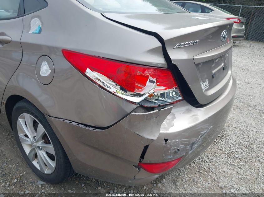 2014 Hyundai Accent Gls VIN: KMHCU4AE9EU717740 Lot: 43446809