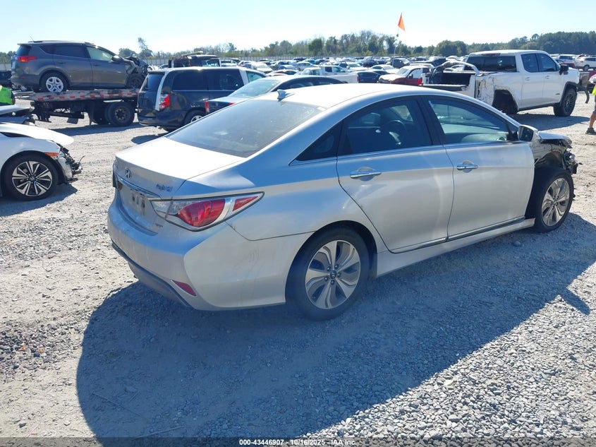 2013 HYUNDAI SONATA HYBRID LIMITED KMHEC4A43DA085420