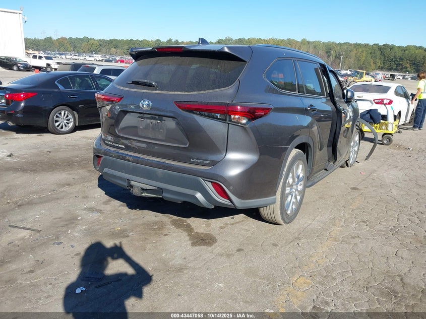 VIN 5TDYZRAH8LS018040 2020 TOYOTA HIGHLANDER LIMITED