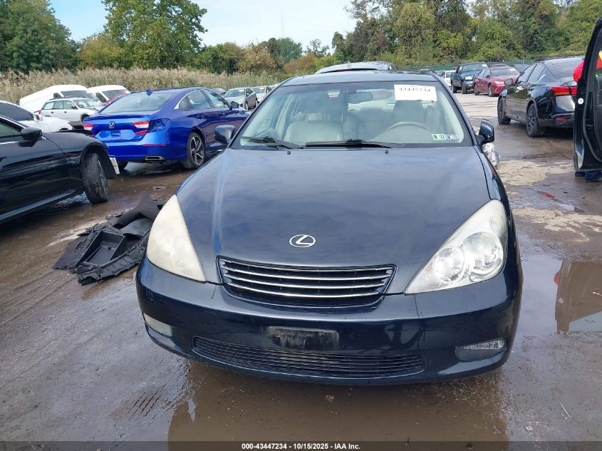 2004 Lexus Es 330 VIN: JTHBA30G145023931 Lot: 43447234