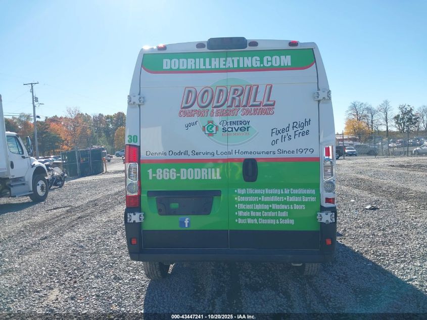 2023 Ram Promaster 2500 High Roof 159 Wb VIN: 3C6LRVDG6PE580127 Lot: 43447241