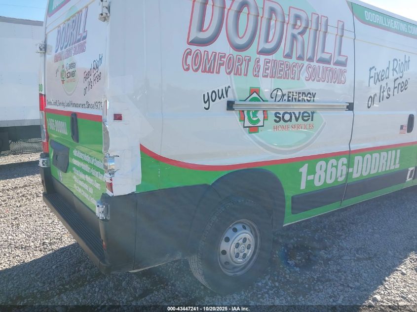 2023 Ram Promaster 2500 High Roof 159 Wb VIN: 3C6LRVDG6PE580127 Lot: 43447241