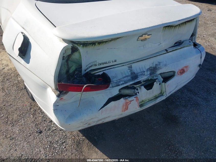 2007 Chevrolet Monte Carlo Ls VIN: 2G1WJ15K379396182 Lot: 43447250