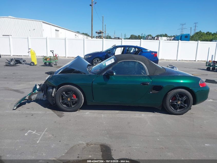 2001 Porsche Boxster VIN: WP0CA29881U626193 Lot: 43447384