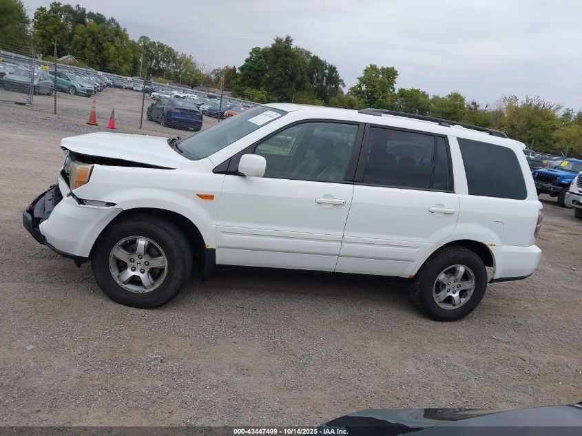 2007 Honda Pilot Ex-L VIN: 2HKYF18687H523179 Lot: 43447409