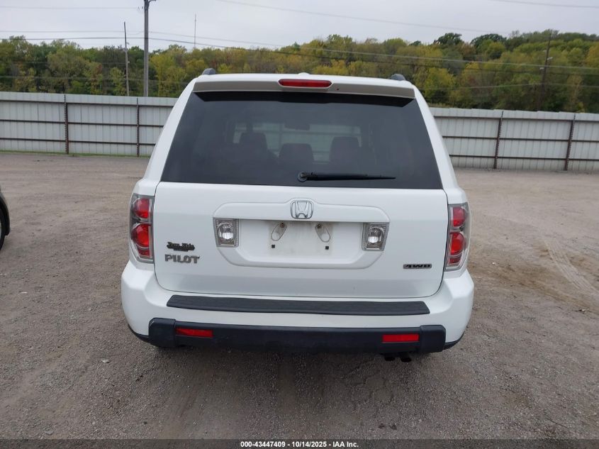 2007 Honda Pilot Ex-L VIN: 2HKYF18687H523179 Lot: 43447409