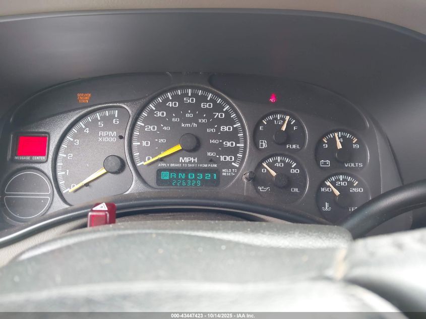 2000 Chevrolet Silverado 1500 Ls VIN: 2GCEC19T2Y1398702 Lot: 43447423