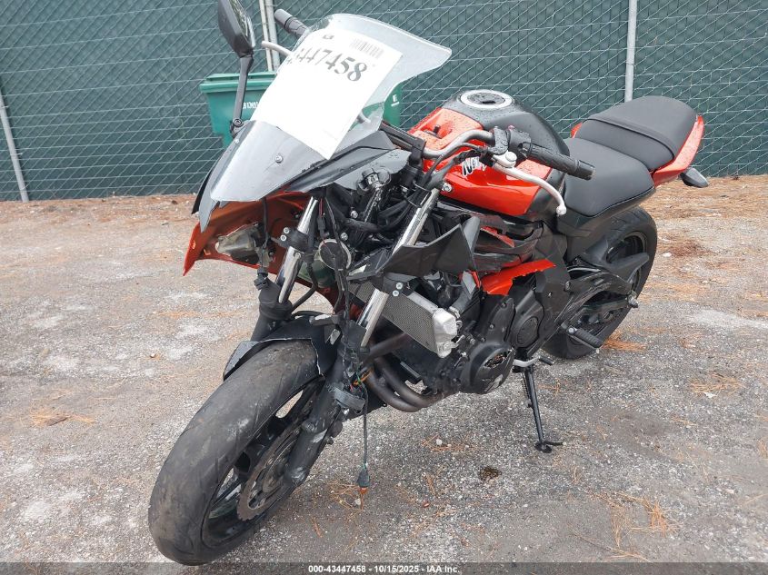 2014 Kawasaki Ex650 F VIN: JKAEXEF19EDA16578 Lot: 43447458