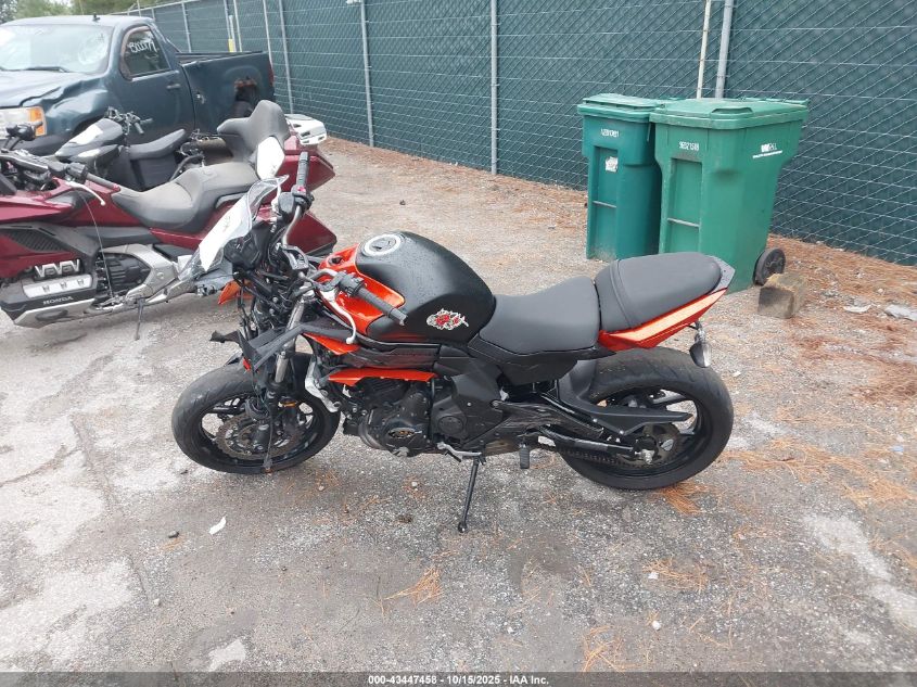 2014 Kawasaki Ex650 F VIN: JKAEXEF19EDA16578 Lot: 43447458