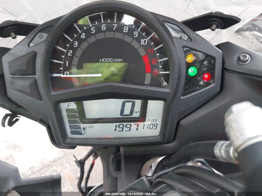 2014 Kawasaki Ex650 F VIN: JKAEXEF19EDA16578 Lot: 43447458