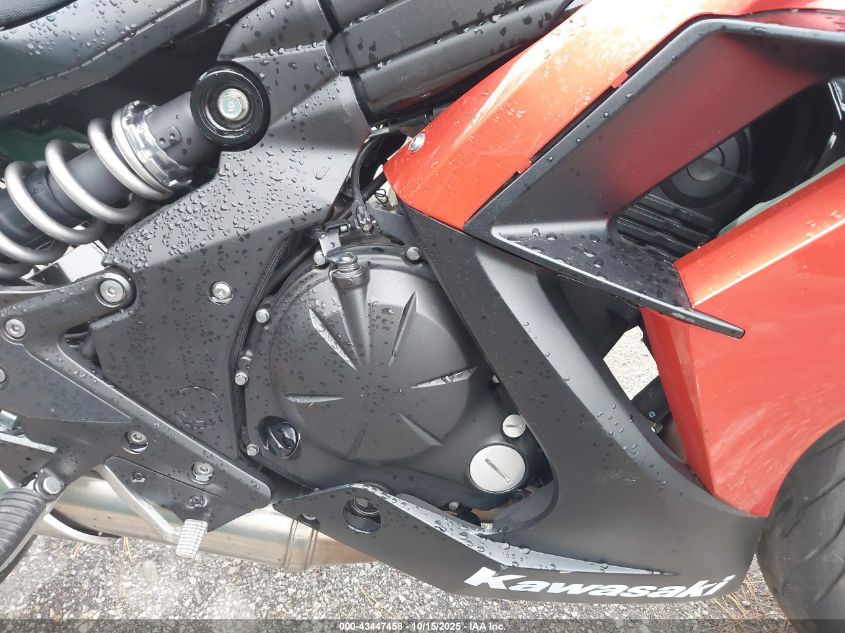 2014 Kawasaki Ex650 F VIN: JKAEXEF19EDA16578 Lot: 43447458