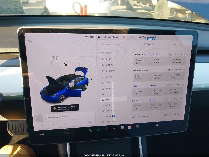 2020 Tesla Model 3 VIN: 5YJ3E1EA8LF662694 Lot: 43447519