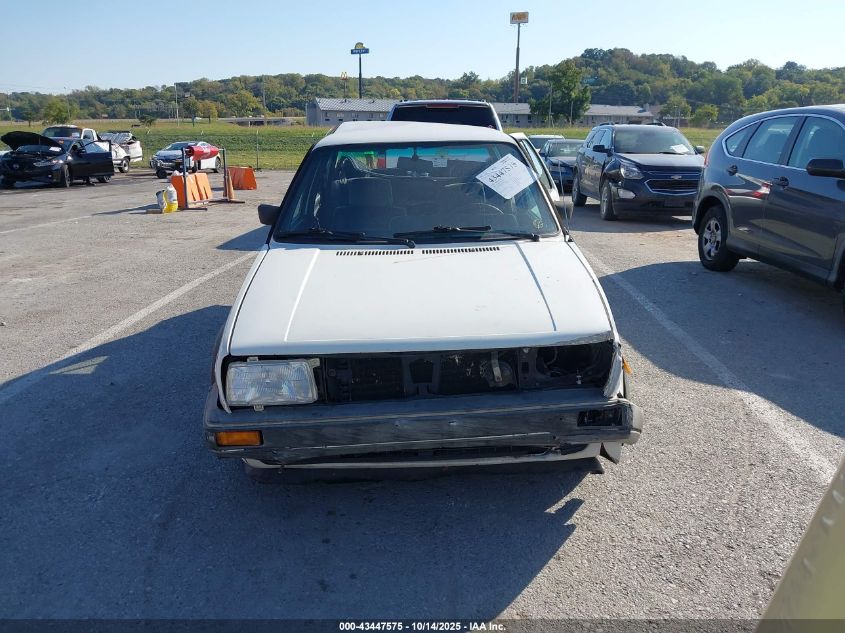 1986 Volkswagen Jetta Gl VIN: WVWGH016XGW444486 Lot: 43447575