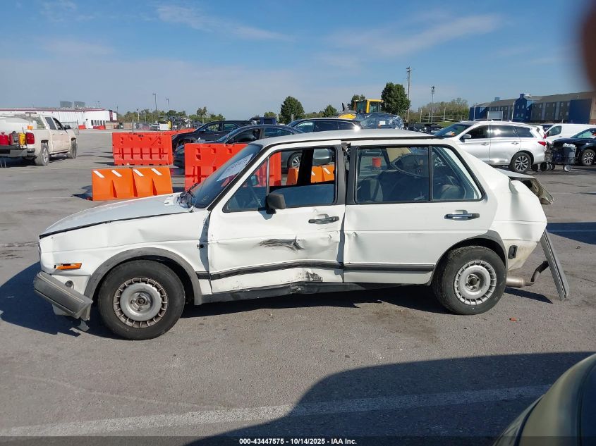 1986 Volkswagen Jetta Gl VIN: WVWGH016XGW444486 Lot: 43447575