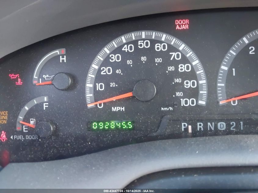 2001 Ford F-150 Lariat/Xl/Xlt VIN: 1FTRX17W91NA62858 Lot: 43447724