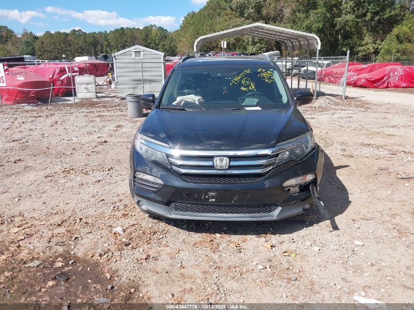 2017 Honda Pilot Touring VIN: 5FNYF5H96HB013804 Lot: 43447776
