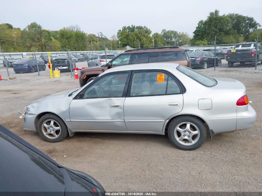 2001 Toyota Corolla Le VIN: 2T1BR12E81C417614 Lot: 43447788