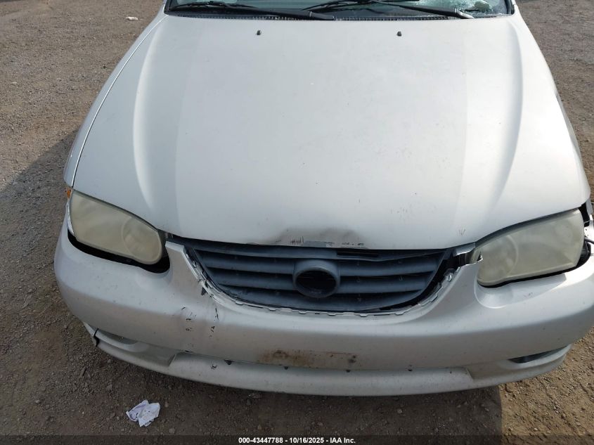 2001 Toyota Corolla Le VIN: 2T1BR12E81C417614 Lot: 43447788