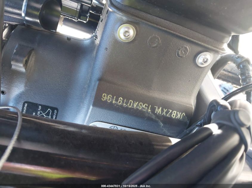 2025 Kawasaki Zx1002 L VIN: JKBZXVL15SA019196 Lot: 43447831