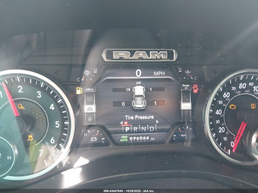 2019 Ram 1500 VIN: 1C6SRFMT2KN897860 Lot: 43447840