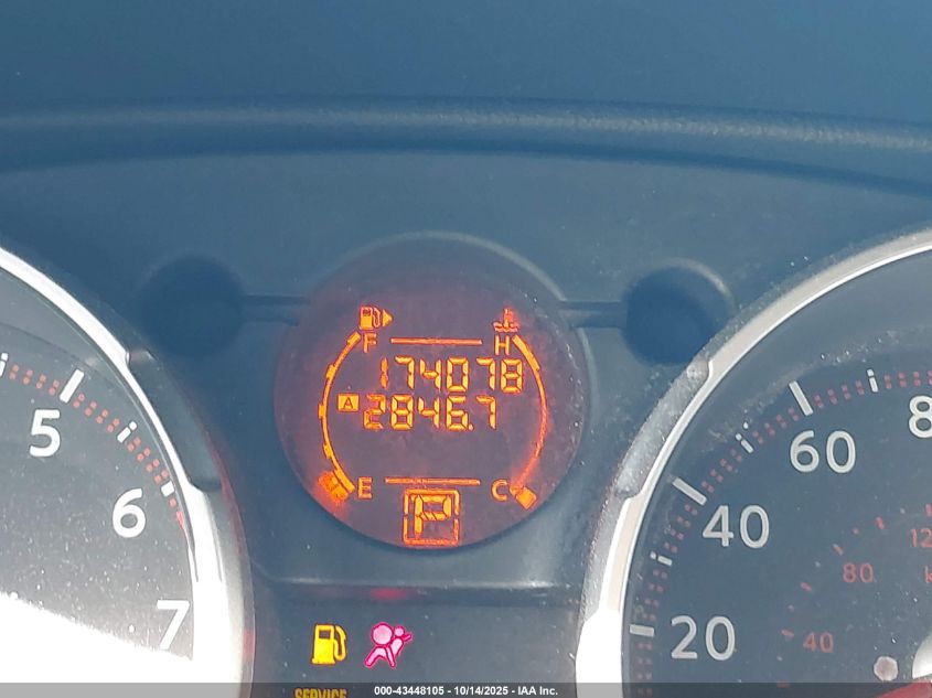 2009 Nissan Rogue S VIN: JN8AS58T09W059512 Lot: 43448105