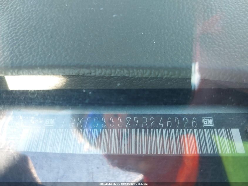 2009 GMC Yukon Slt1 VIN: 1GKEC33389R246926 Lot: 43448372
