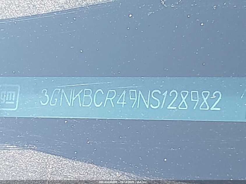 2022 CHEVROLET BLAZER FWD 2LT 3GNKBCR49NS128982