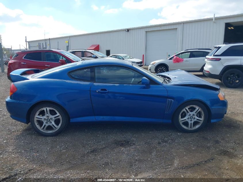 2004 Hyundai Tiburon Gt V6/Gt V6 Special Edition VIN: KMHHN65F44U153298 Lot: 43448607