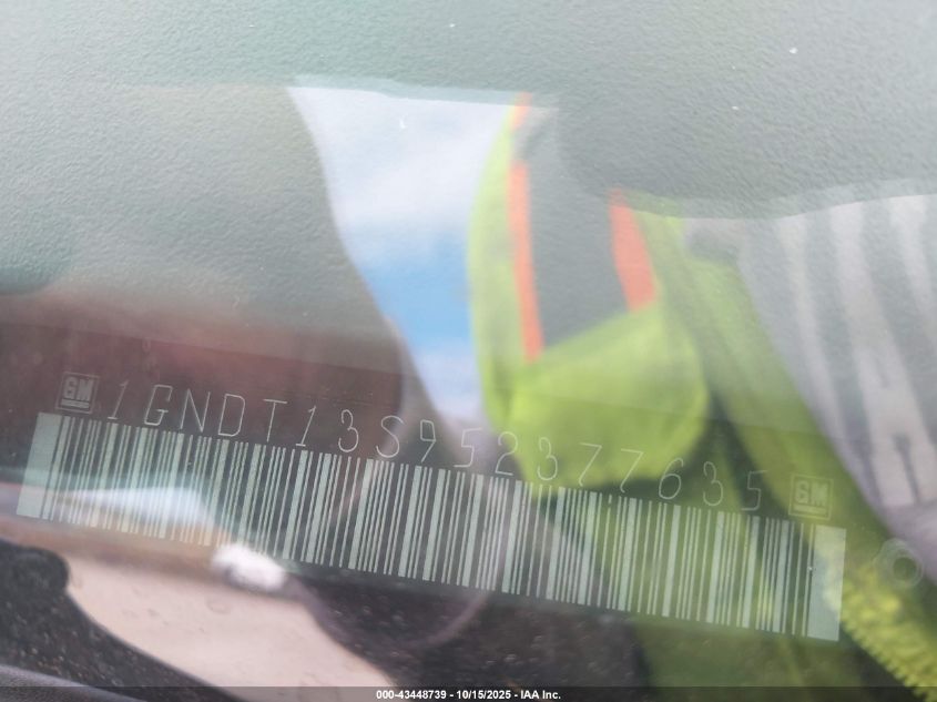 2005 Chevrolet Trailblazer Lt VIN: 1GNDT13S952377635 Lot: 43448739