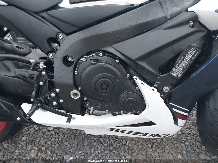 2025 Suzuki Gsx-R600 VIN: JS1GN7FA4S7101054 Lot: 43448802