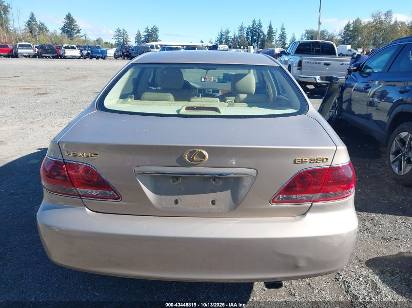2005 Lexus Es 330 VIN: JTHBA30G455126522 Lot: 43448819