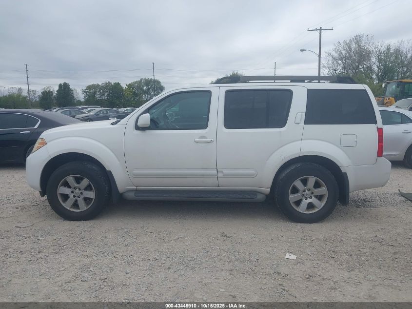2008 Nissan Pathfinder Se VIN: 5N1AR18B28C627018 Lot: 43448910