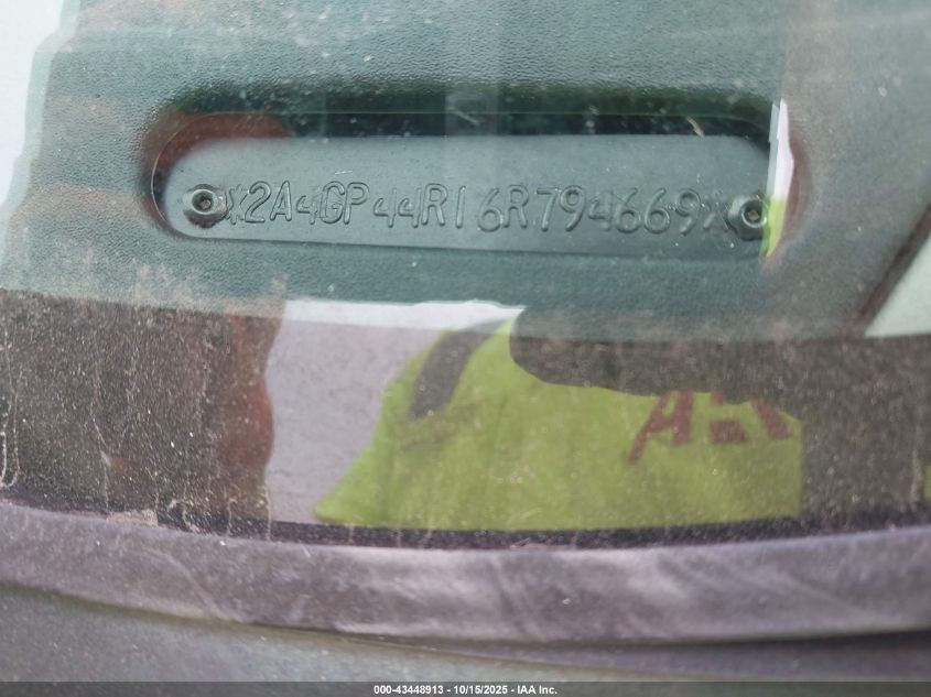 2006 Chrysler Town & Country Lx VIN: 2A4GP44R16R794669 Lot: 43448913