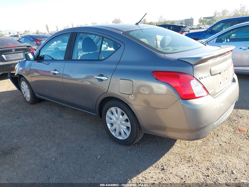 2017 Nissan Versa 1.6 1.6 Sv Grey Lot 111043448962 Vin 3N1CN7AP8HK433656