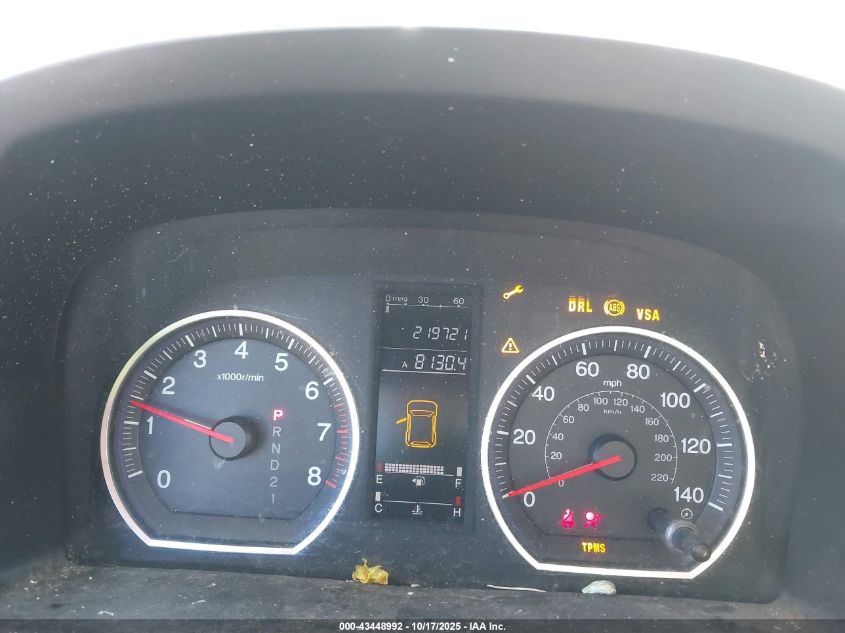 2008 Honda Cr-V Lx VIN: JHLRE38388C031292 Lot: 43448992