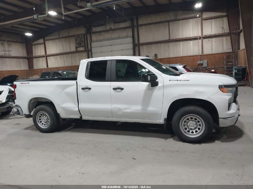 2024 Chevrolet Silverado 1500 4Wd Standard Bed Wt VIN: 1GCRDAEK2RZ215528 Lot: 43449048