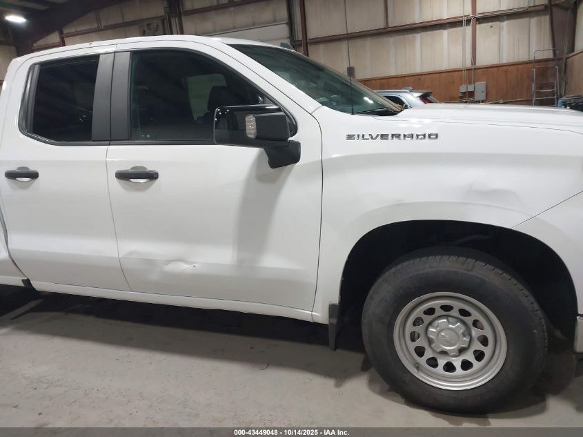 2024 Chevrolet Silverado 1500 4Wd Standard Bed Wt VIN: 1GCRDAEK2RZ215528 Lot: 43449048