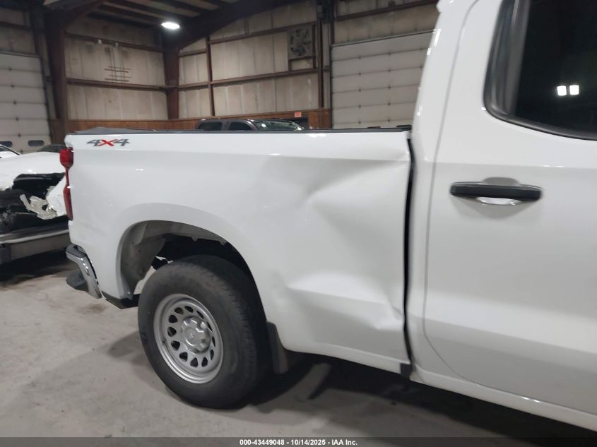 2024 Chevrolet Silverado 1500 4Wd Standard Bed Wt VIN: 1GCRDAEK2RZ215528 Lot: 43449048