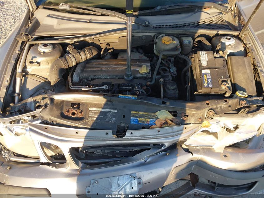 2006 Saab 9-3 2.0T VIN: YS3FD45Y861019461 Lot: 43449231